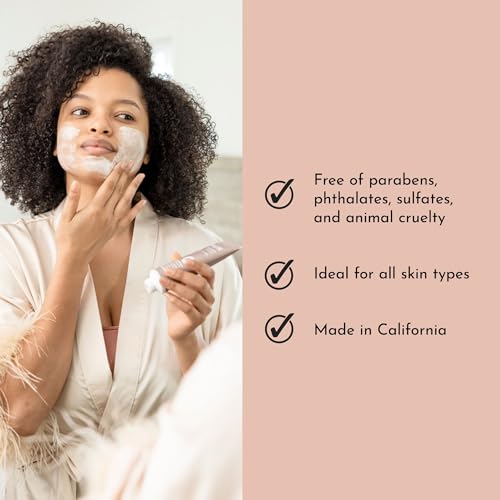 BOLDEN Clear Skin Clay Mask | Made with Sulfur for Deep Pore Cleansing & Preventing Breakouts | Pore Minimizer and Oil Reducer for Sensitive Skin | 3.5 fl oz