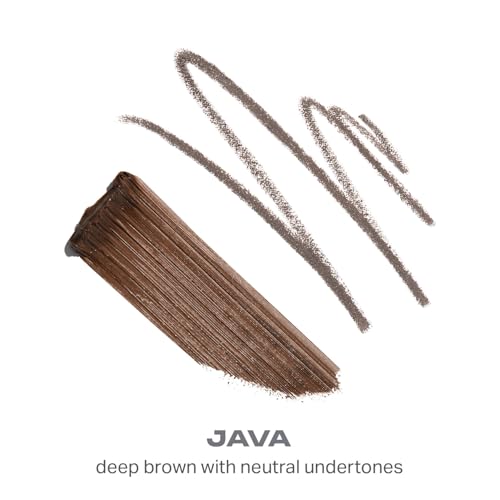 Morphe High Archiever Everyday Essentials Brow Kit - Precision Micro Eyebrow Pencil, Tinted Sculpting Brow Wax & 3-in-1 Brush for Shaping, Filling & Defining - Java (3 Count)