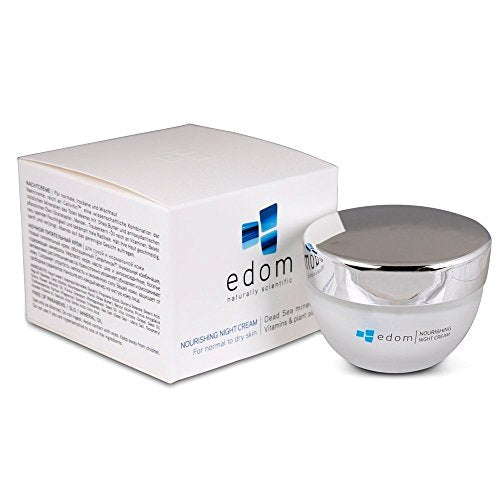 Edom Nourishing Night Cream 50ml, Anti Aging Face Moisturizer, Dead Sea Minerals, Skin Care,Facial Cleanser Lotion