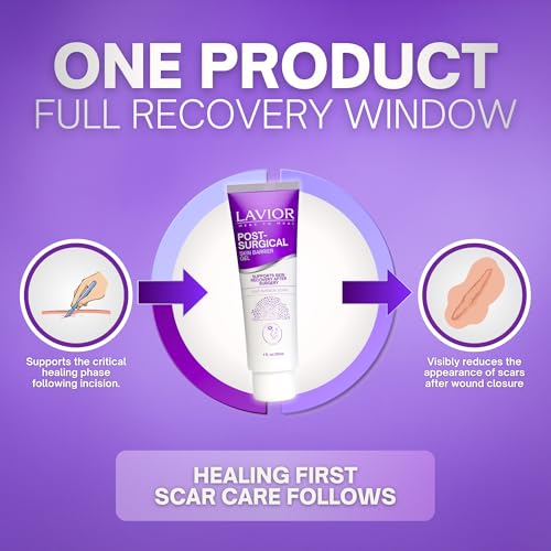 LAVIOR Botanical Post-Surgical Gel (1 oz) ? All-In-One Recovery Care for Incisions ? Gentle, Plant-Based Aftercare, Silicone-Free