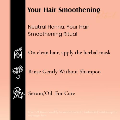 Neutral Henna Powder 227g - Pure Cassia Obovata Hair Conditioner