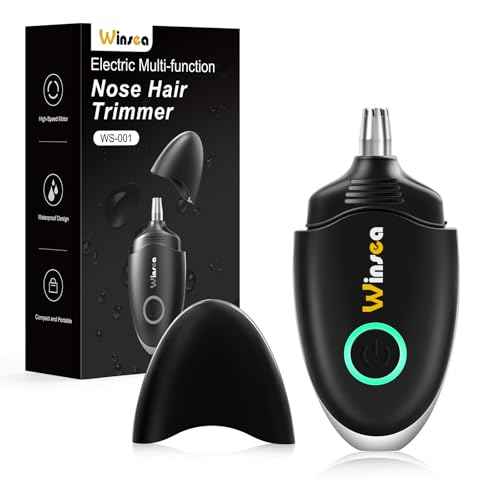 Ear and Nose Hair Trimmer for Men and Women ? Travel Trimmer, High-Precision Nose Shaver, USB Rechargeable, Waterproof, Safe & Quiet Operation, Portable Ear Hair Remover Design