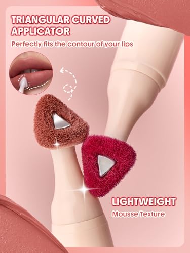SHEGLAM Marshmallow Puff Lip Blur Pen Matte Lipstick Long-Lasting Hydrating Lip Makeup