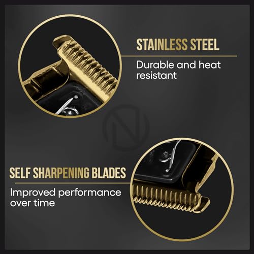 NOVAH Hair Trimmer Gold Replacement Blade (Gold)