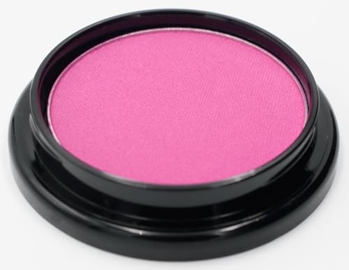 Pure Ziva Hot Pink Bright Fuchsia Magenta Rouge Blush Pressed Cheek Color Powder, Talc & Paraben Free, 4 Grams, No Animal Testing & Cruelty Free