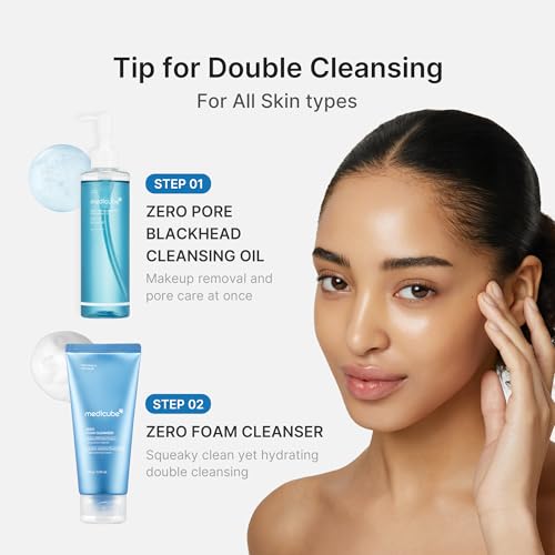 medicube Zero Pore Cleansing Oil & Foam Cleanser Duo