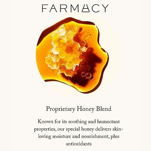 Farmacy Beeswax Lip Balm - Honey Butter Moisturizing Lip Care Enriched with Cupua?u & Cocoa Butters, Proprietary Honey Blend and Vitamin E to Nourish, Soften & Heal (3.4g)