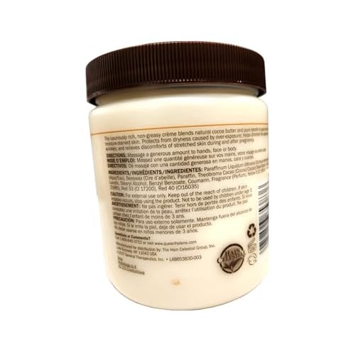 Queen Helene Cocoa Butter Moisturizing Kit, Face + Body Cr?me 15 oz and 100% Cocoa Butter Lip Balm 1 oz for Dry Skin and Lips