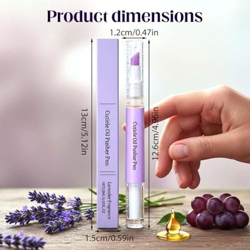 2-in-1 Cuticle Oil Pusher Pen for Nail Care - Hydrate & Repair