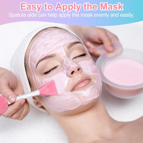 Silicone Face Scrubber Brush Cleansing Exfoliator Tool Kit