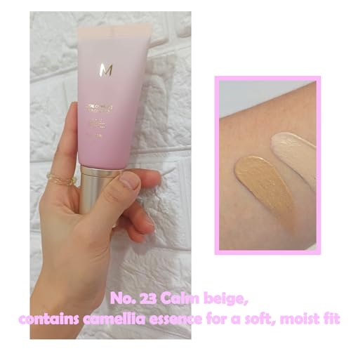Long-Lasting, Hydrating, lightness Coverage for m.i.s.s.h.a M ½ñ״Ïó Real Complete B.B Cream EX, 1.58fl.oz. (No.23, calm beige)