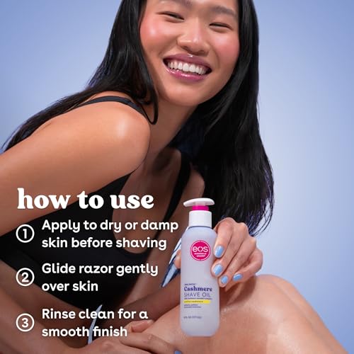 eos Vanilla Cashmere Shave Oil – 6 oz Moisturizing