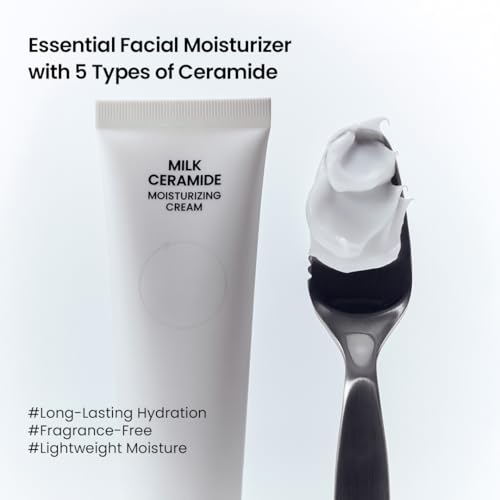 beplain Milk Ceramide Moisturizing Cream for face | Facial Cream for Glowy & Hydrating Skin | Suitable for sensitive & dry skin | Korean skin care | Kbeauty (1.69 fl oz/ 50ml)