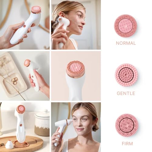 Nu Skin ageLOC LumiSpa iO Rose Gold Treatment Head | Gentle | Soft Silicone for Sensitive Skin | Micro-Pulse Oscillation Technology | Deep Cleansing for Radiant Skin