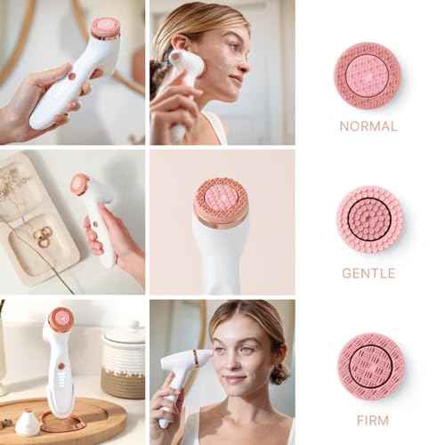 Nu Skin ageLOC LumiSpa iO Rose Gold Treatment Head | Firm | Treatment for Enhanced Skin Cleansing and Radiance | Elegant Design | Compatible with LumiSpa iO Devices