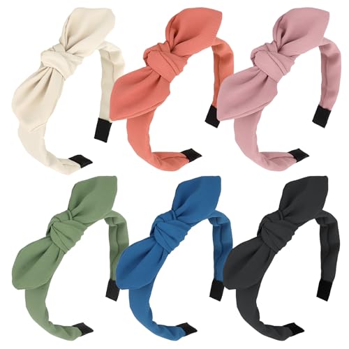 Jaciya Bunny Ears Headband for Girls & Women - Bow Knotted Hair Accessory