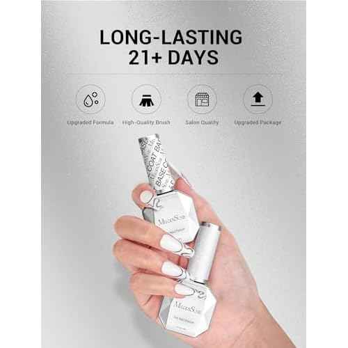 MelodySusie Gel Top Coat-15ml No Wipe Top Coat, High Gloss Shine Finish Long Lasting Top Gel for Clear Nail Gel and Acrylic Nails, for Home DIY and Nail Salon 0.5fl oz