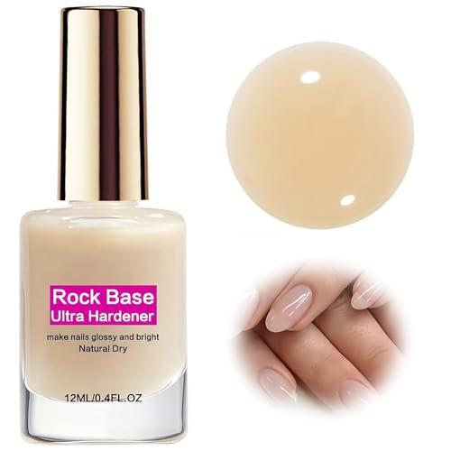3-in-1 Pink Nail Strengthener & Hardener for Weak Damaged Nails (12ml)
