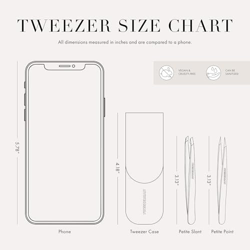 Tweezerman Petite Tweeze Set with Travel Case Paisley - Eyebrow Grooming Kit