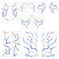 Demon Hunter Anime Temporary Tattoos – 8 Piece Cosplay Set