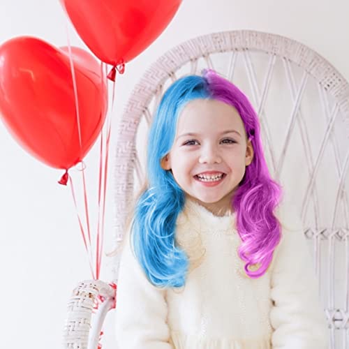 Hair Chalk Comb for Girls - 10 Pc Temporary Washable Color Set