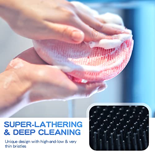 Manmihealth Silicone Back Scrubber & Bath Glove Set