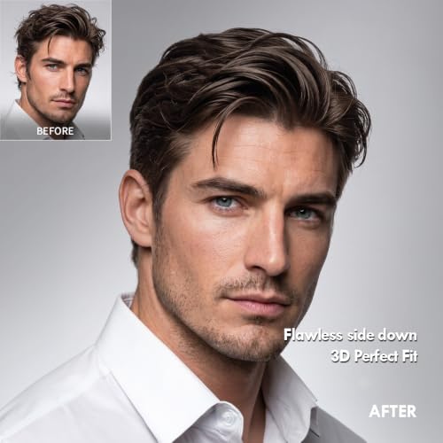 FORBEAUT DropSet Heat-Activated Side Hair Flattener for Men, No