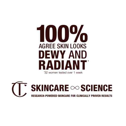 Charlotte Tilbury Wonderglow Face Primer - Soft-Focus, Illuminating Dewy Primer to Hydrate & Blur the Look of Imperfections, Fine Lines & Wrinkles - Infused with Hyaluronic Acid & Rosehip Oil