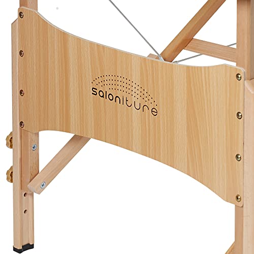 Saloniture Portable Folding Massage Table 450lbs - Black