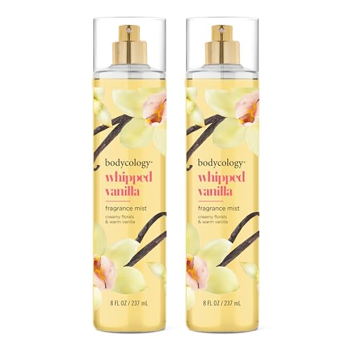 Bodycology Whipped Vanilla Body Mist, 8 fl oz (Pack of 2)