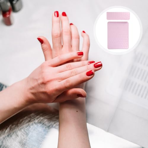 Manicure Hand Pillow Leather Wrist Rest Cushion for Nail Tech Nail Salon Arm Support Mat Waterproof Comfortable Art Accessory 14.76X11.41 Inches