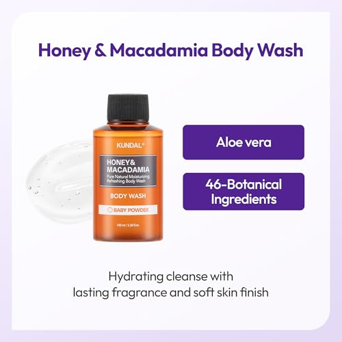 KUNDAL Honey & Macadamia 5-Piece Hair & Body Set