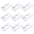 25 Pieces Clear Rectangle Eyelash Storage Trays