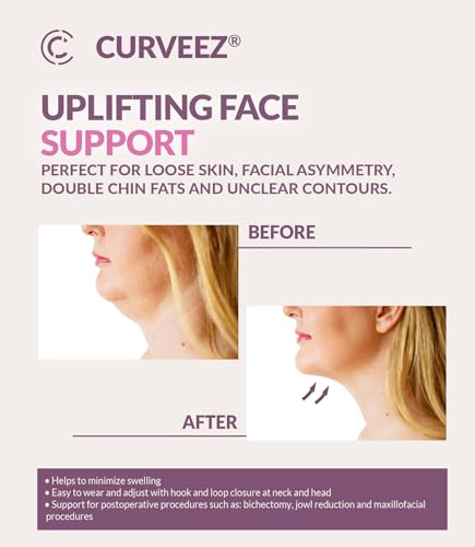 CURVEEZ Chin Compression Strap Post-Surgery Recovery