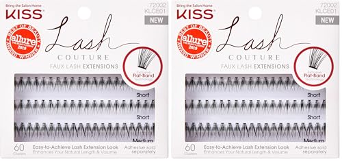 KISS Lash Couture Venus 12-16mm False Eyelashes 60 Clusters