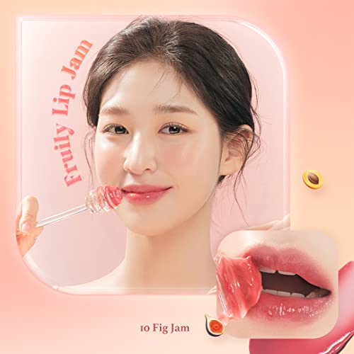 dasique Fruity Lip Jam #07 Plum Jam | High-shine finish | Moisturizing | Vegan, Cruelty Free | Lip Balm | stocking stuffers | Hydrating Shine | Soft Lips