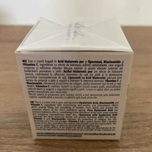 GEROVITAL HYALURON C Anti-Wrinkle Night Face Cream with Hyaluronic Acid, Vitamin C and E, Moisturizing and Regenerating Effect, for Dry, Normal Skin, 50 ml