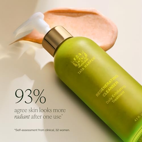 Tata Harper Regenerating Cleanser 4.1 fl oz Daily Exfoliating Facial Wash with Natural Ingredients