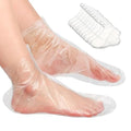Disposable Plastic Booties for Moisturizing Feet & Paraffin Wax - 100 Pack