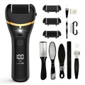 Rechargeable Electric Callus Remover for Feet with 3 Replacement Rollers and LED Light
