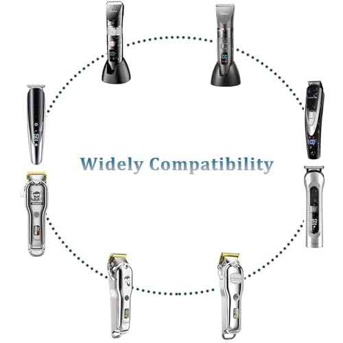 5V Trimmer Charger compatible with Hatteker RFC-588 RFC-598 RFC-690 RFC-692 RFC-696 RSCX-9598 RSCX-7568 Cordless Hair Trimmer Pro Hair Clippers Beard Trimmer & Electric Shaver Razor.