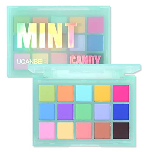 UCANBE Mint Candy 15-Shade Matte Eyeshadow Palette