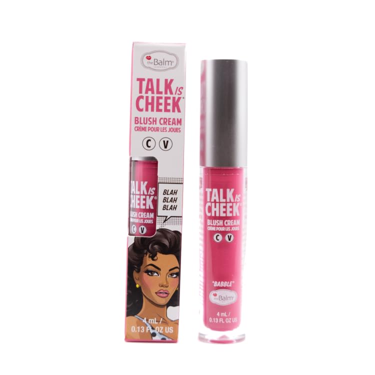 theBalm Talk is Cheek Blush Cream - Babble Shade