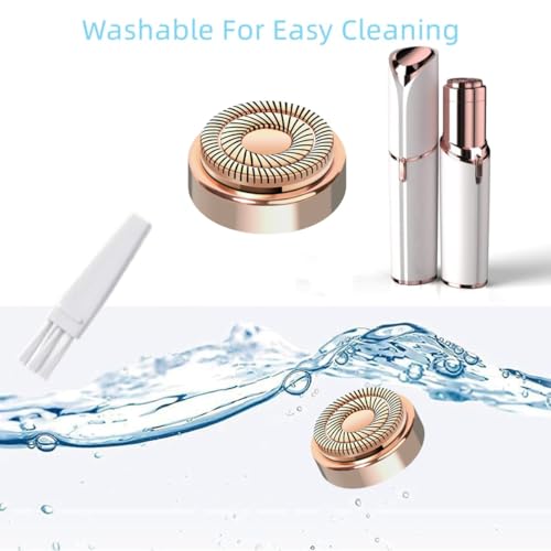 2 Pack Replacement Heads for Flawless Generation 2 Facial Hair Remover - Compatible & Dual-Blade