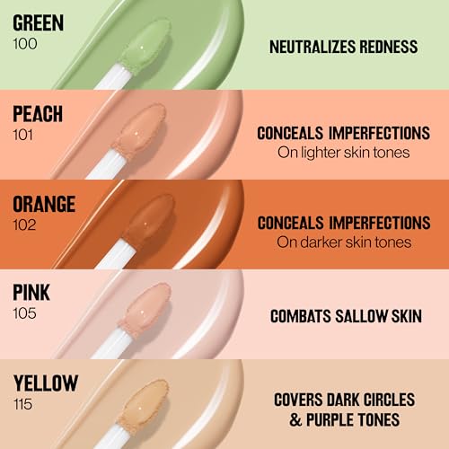 Revlon Glimmer Correcting Concealer, Light Coverage Liquid Concealer 0.3fl oz