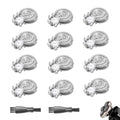 12 PACKS Head Shaver Replacement Heads Compatible with Skull Shaver Pitbull Gold PRO, Pitbull Silver PRO, Palm, Pitbull Platinum PRO, Sk-ull Shaver Pitbull Gold PRO Shaver Replacement Blade