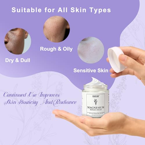 Neuropathy Cream - Magnesium Nerve Relief Lotion for Sleep, Magnesium Mama Lotion for Neuropathy Foot, Hands, Legs, Soothing Relief Relaxation Body Butter, 4 FL.OZ.