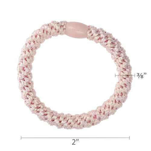 Blue & Pink Hair Ties for Thick Hair, Grab & Go Ponytail Holders, 8 Pack, Tutu, Thick No-Crease Bands with Strong Hold, Damage-Free Design, Soft Ballet-Inspired Mix | L. Erickson