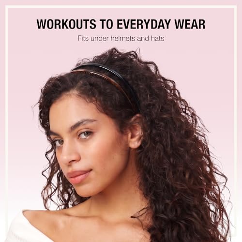 Scünci Skinny Headbands, 4-Pack No-Damage Hold