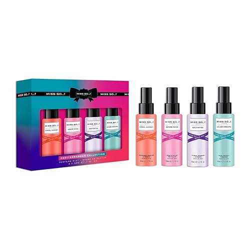 So...? Mediterranean 4-Piece Body Spray Gift Set for Women
